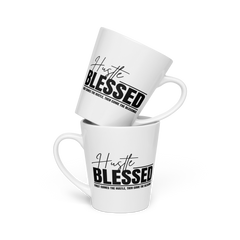 HUSTLE · BLESSED 12oz Latte Mug