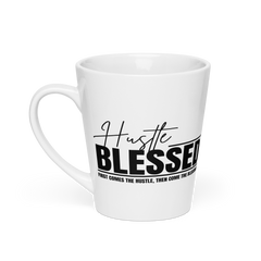 HUSTLE · BLESSED 12oz Latte Mug