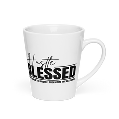 HUSTLE · BLESSED 12oz Latte Mug