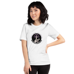Silent Moves Loud Results With Dark Purple - Unisex White T-Shirt