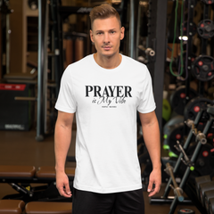 Prayer Is My Vibe - Unisex White T-Shirt