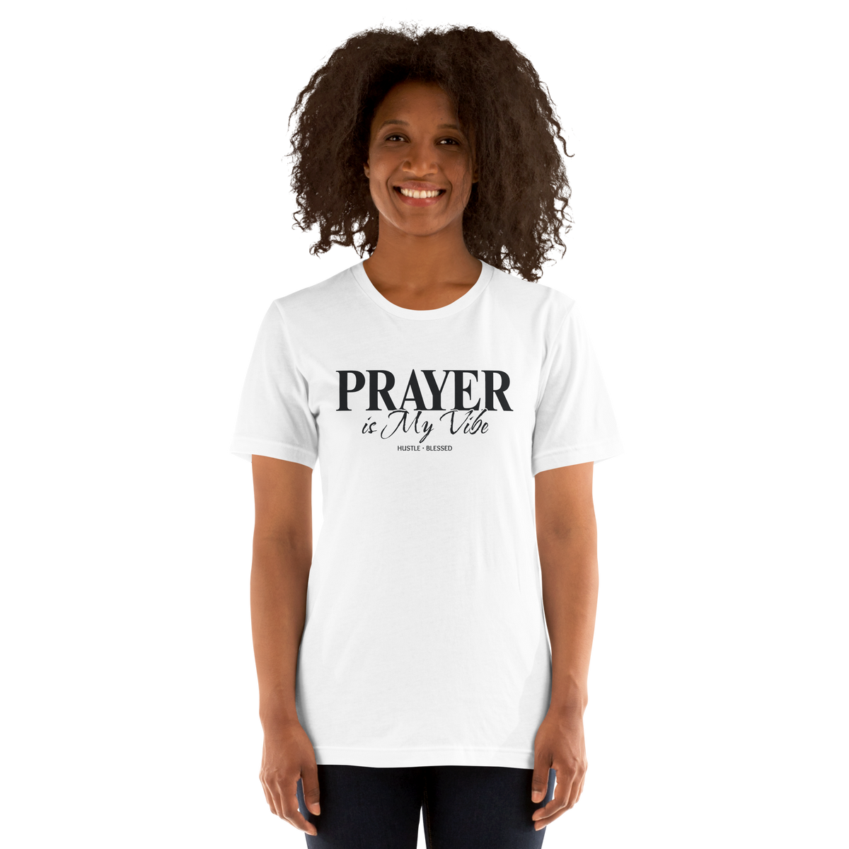 Prayer Is My Vibe - Unisex White T-Shirt
